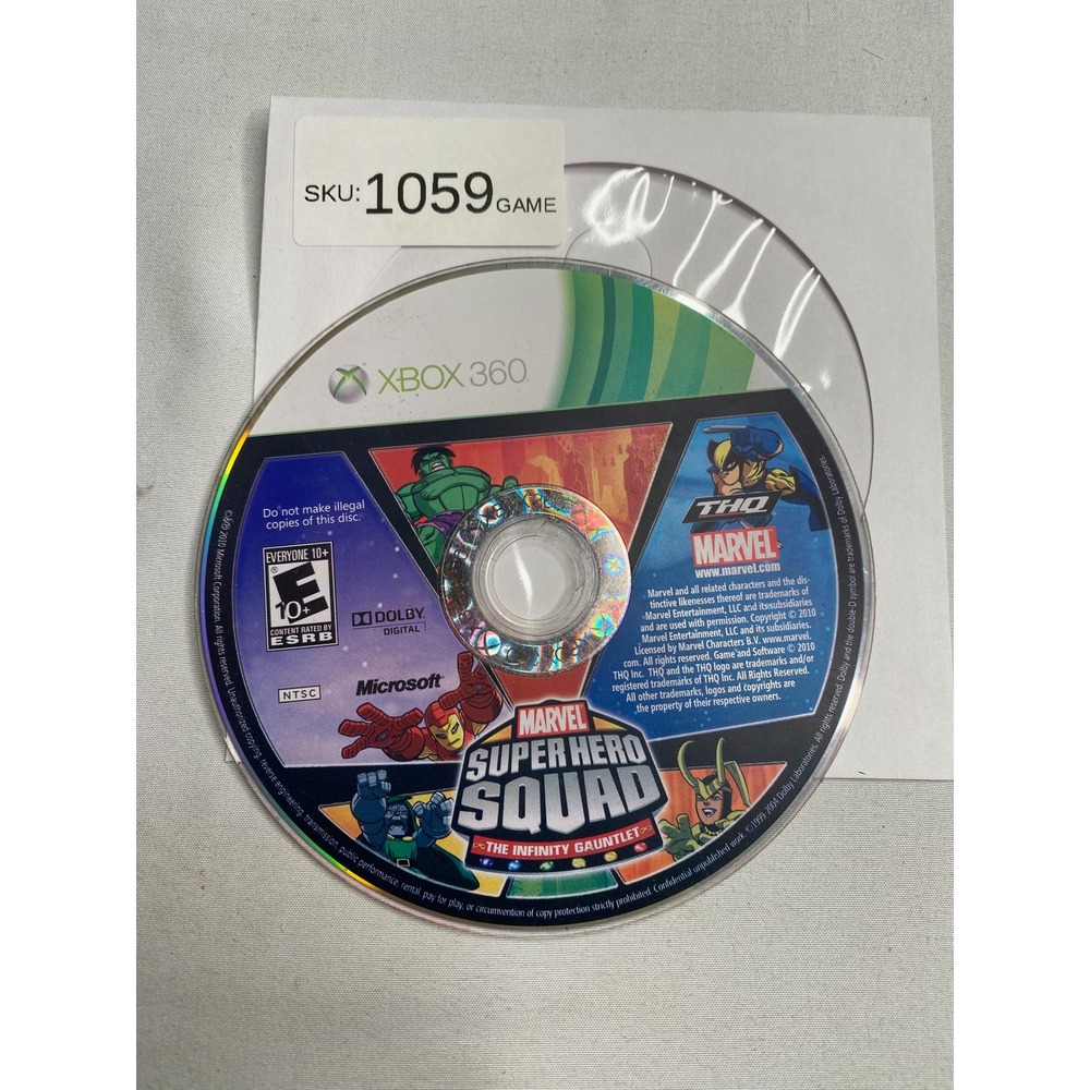 Marvel Super Hero Squad The Infinity Gauntlet Xbox 360